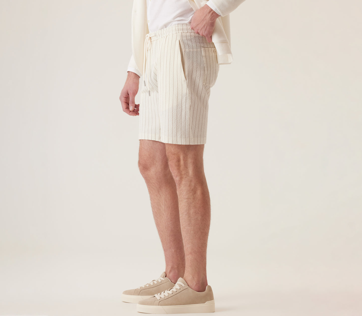 Infinity 360 Bermuda In Supernatural Seersucker