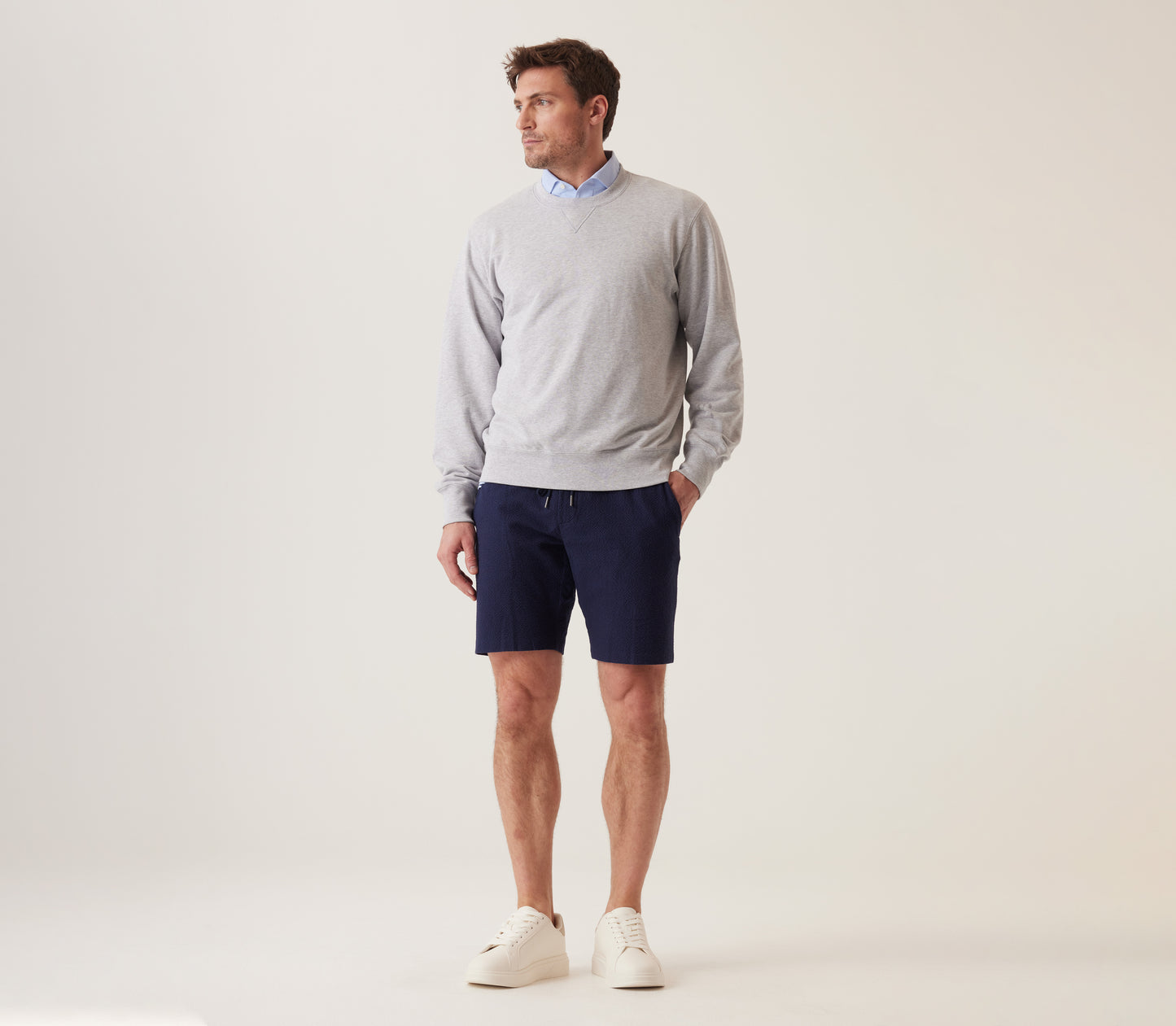 Infinity 360 Bermuda In Supernatural Seersucker