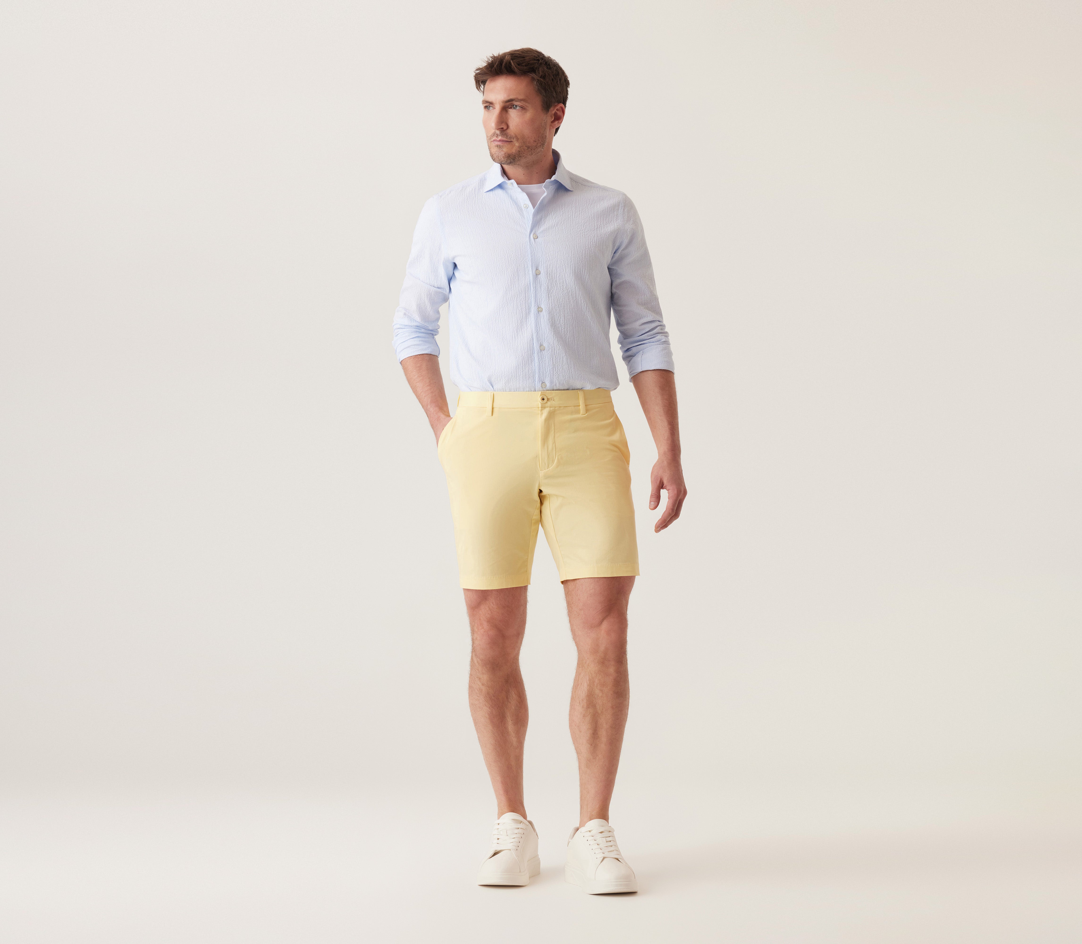 Galaxy Bermuda In Ultra 4X Stretch Twill