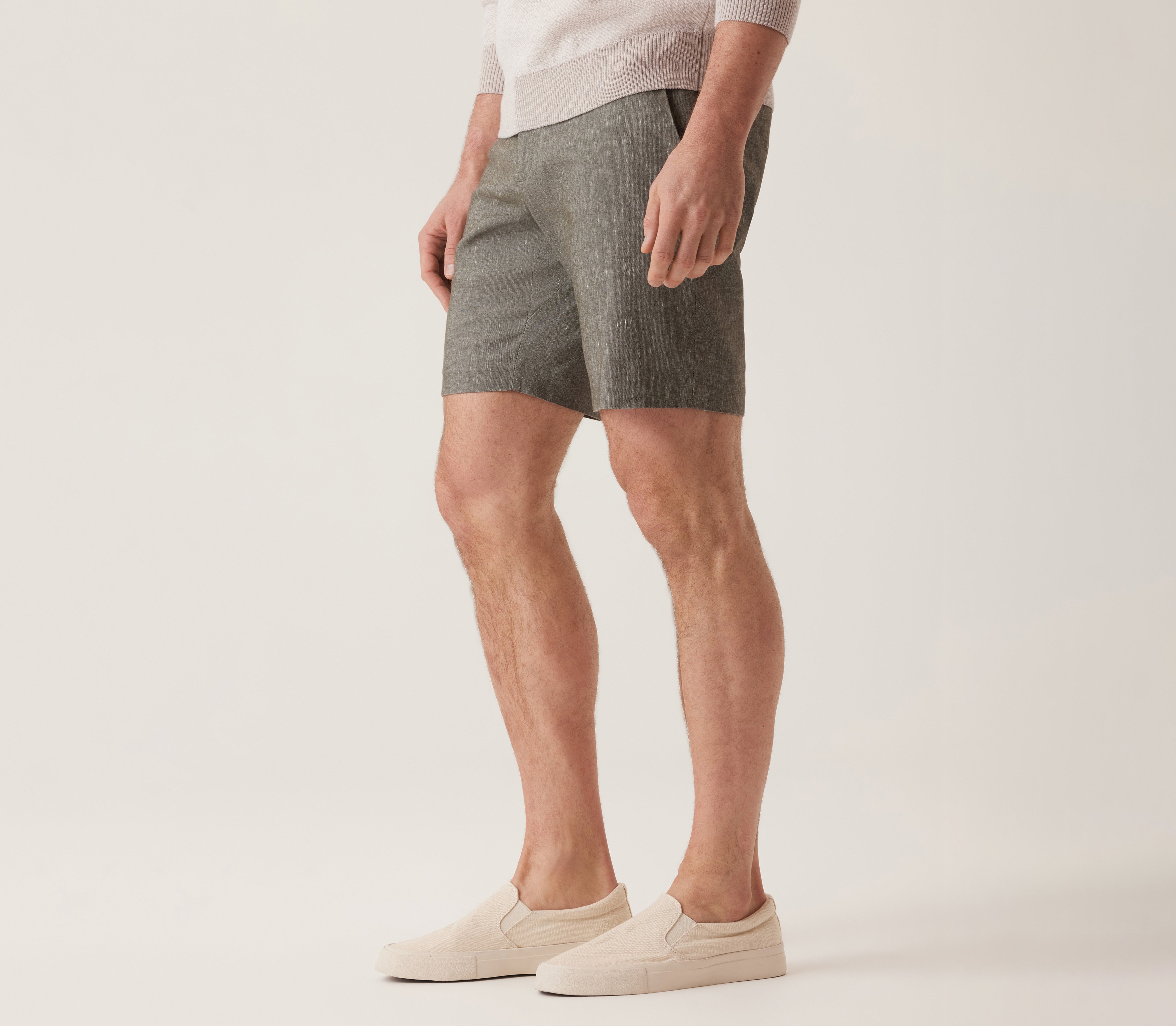 Oasis Bermuda In Lifesync Linen Stretch