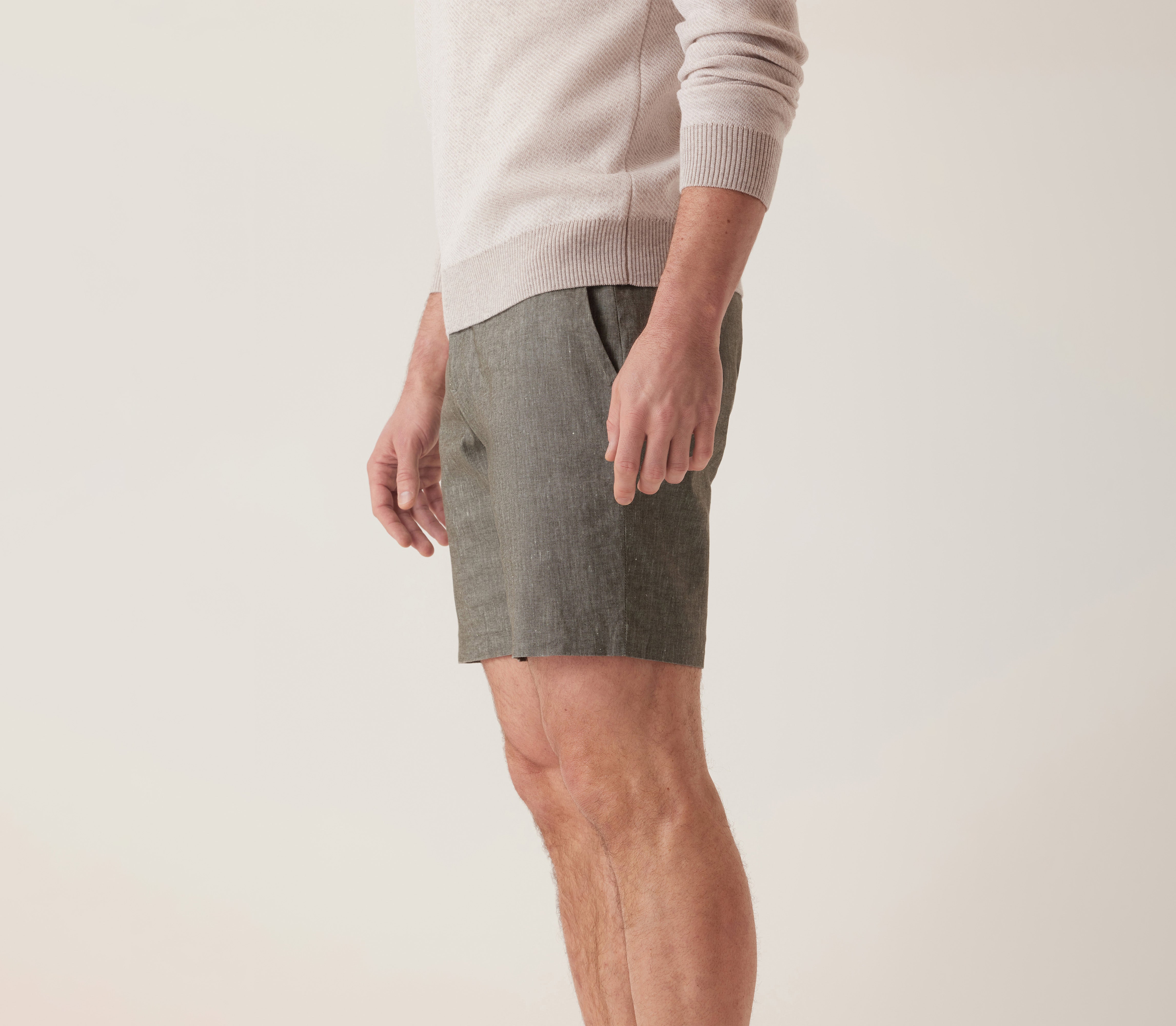 Oasis Bermuda In Lifesync Linen Stretch