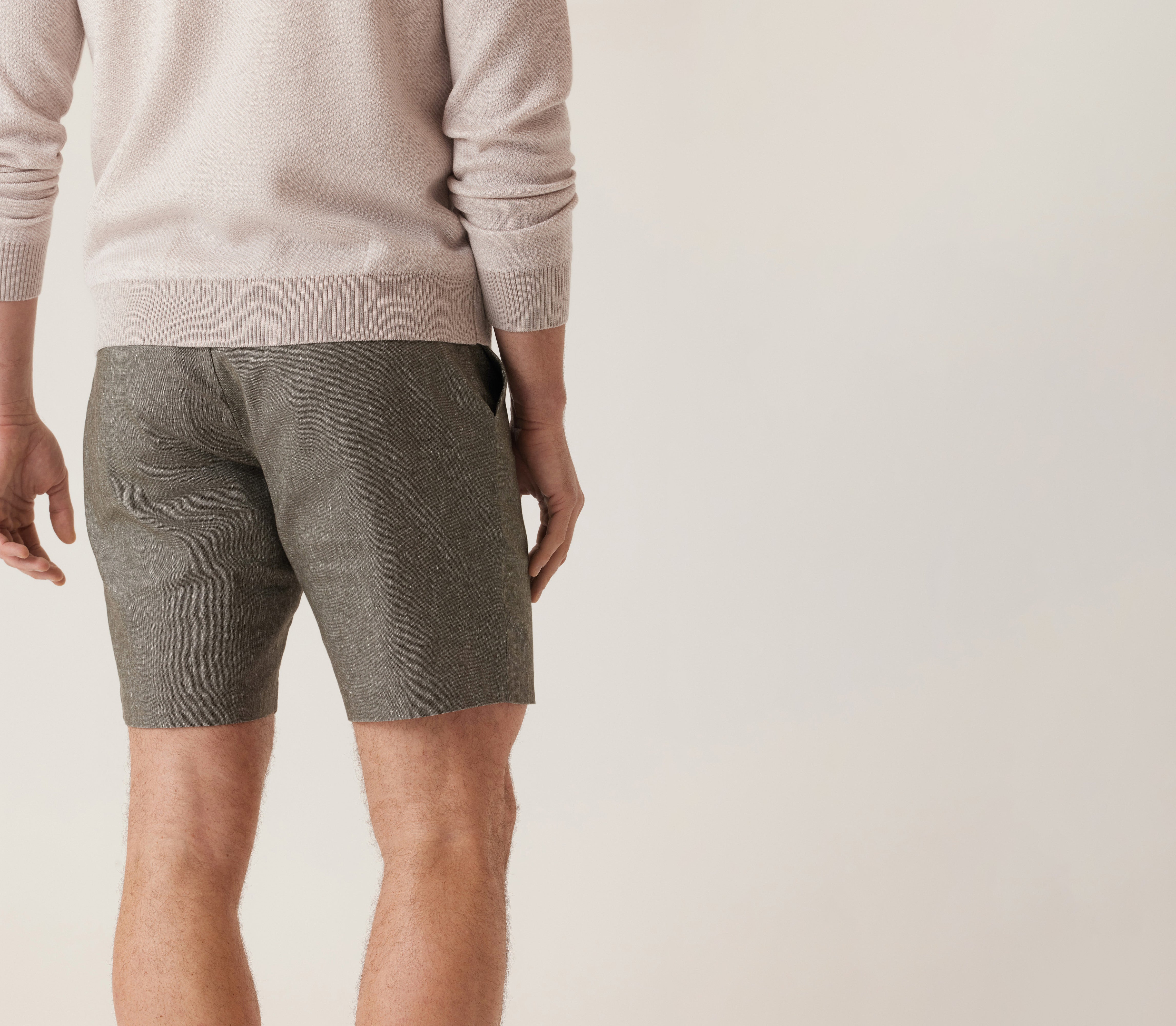 Oasis Bermuda In Lifesync Linen Stretch