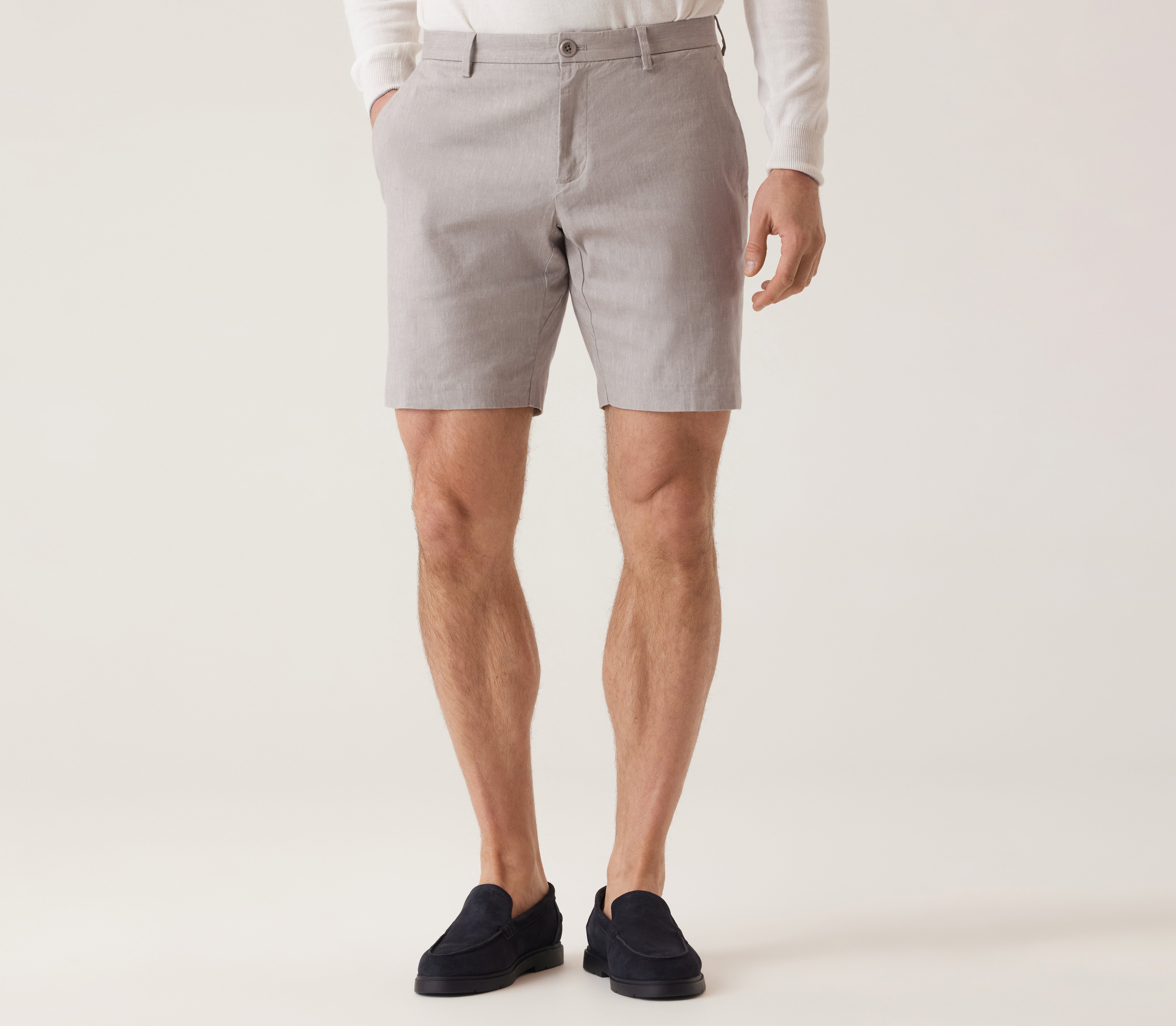 Oasis Bermuda In Lifesync Linen Stretch