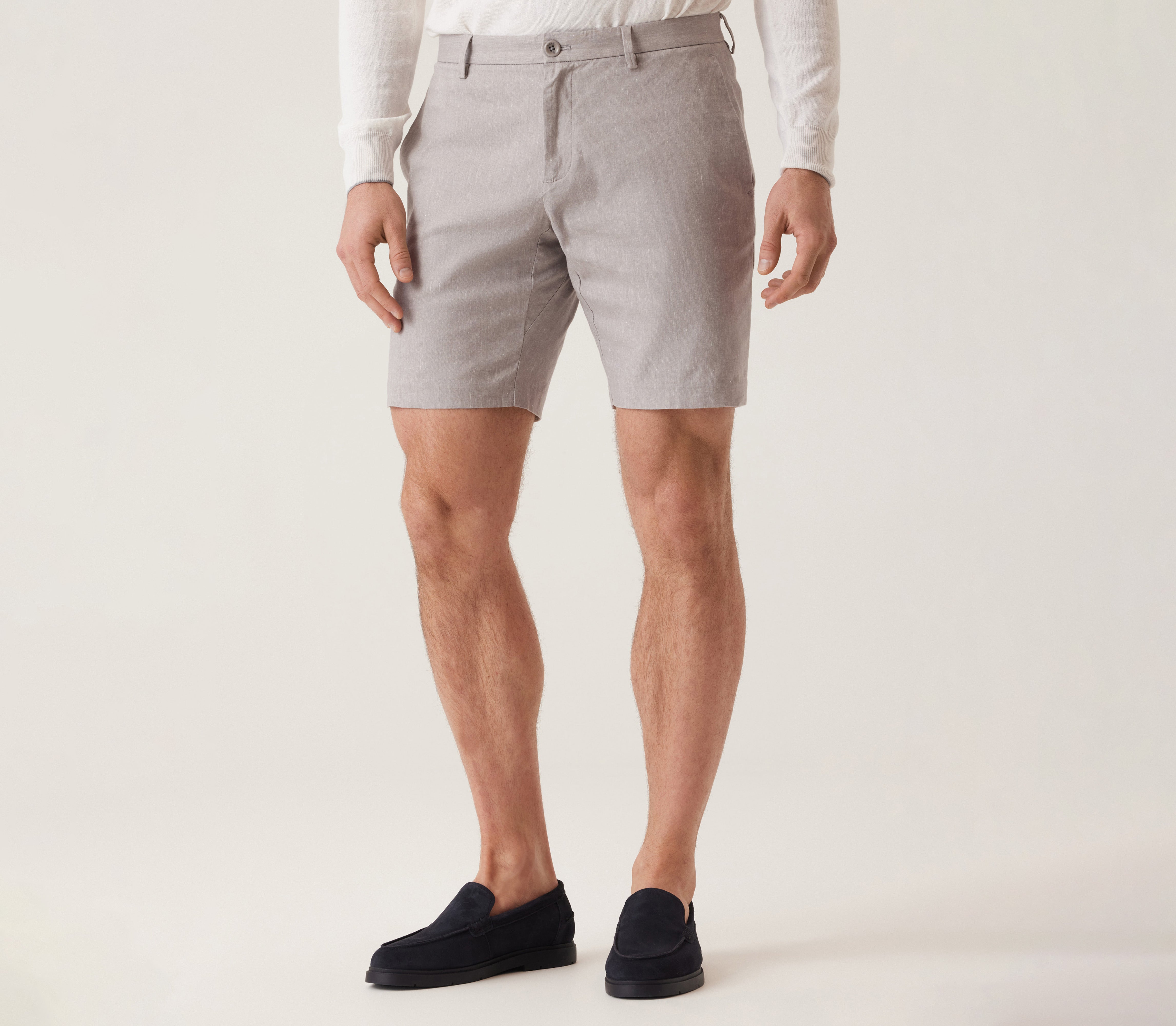 Oasis Bermuda In Lifesync Linen Stretch