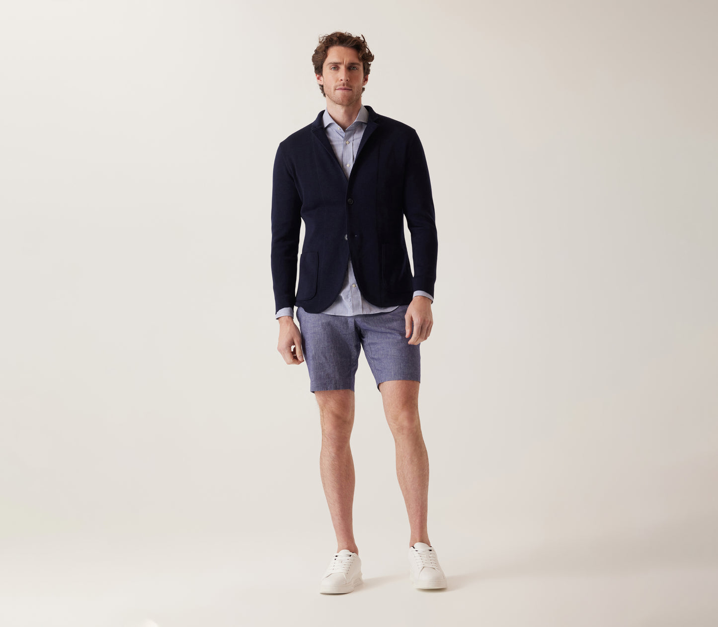 Oasis Bermuda In Lifesync Linen Stretch