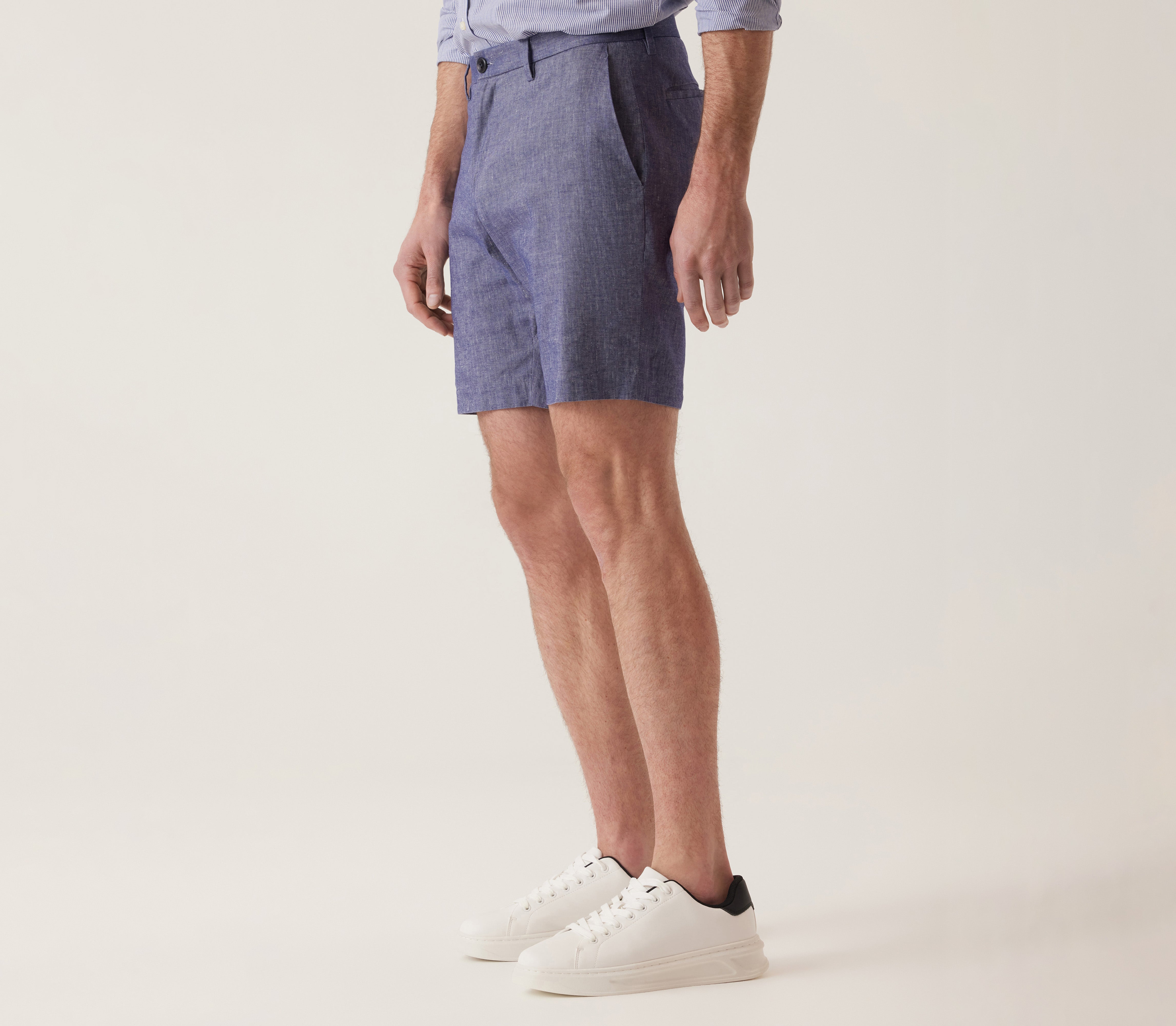 Oasis Bermuda In Lifesync Linen Stretch