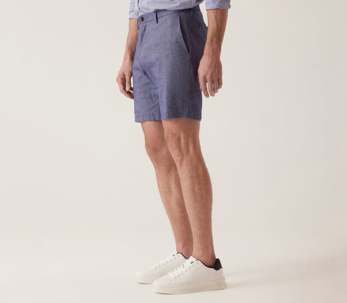 Oasis Bermuda In Lifesync Linen Stretch