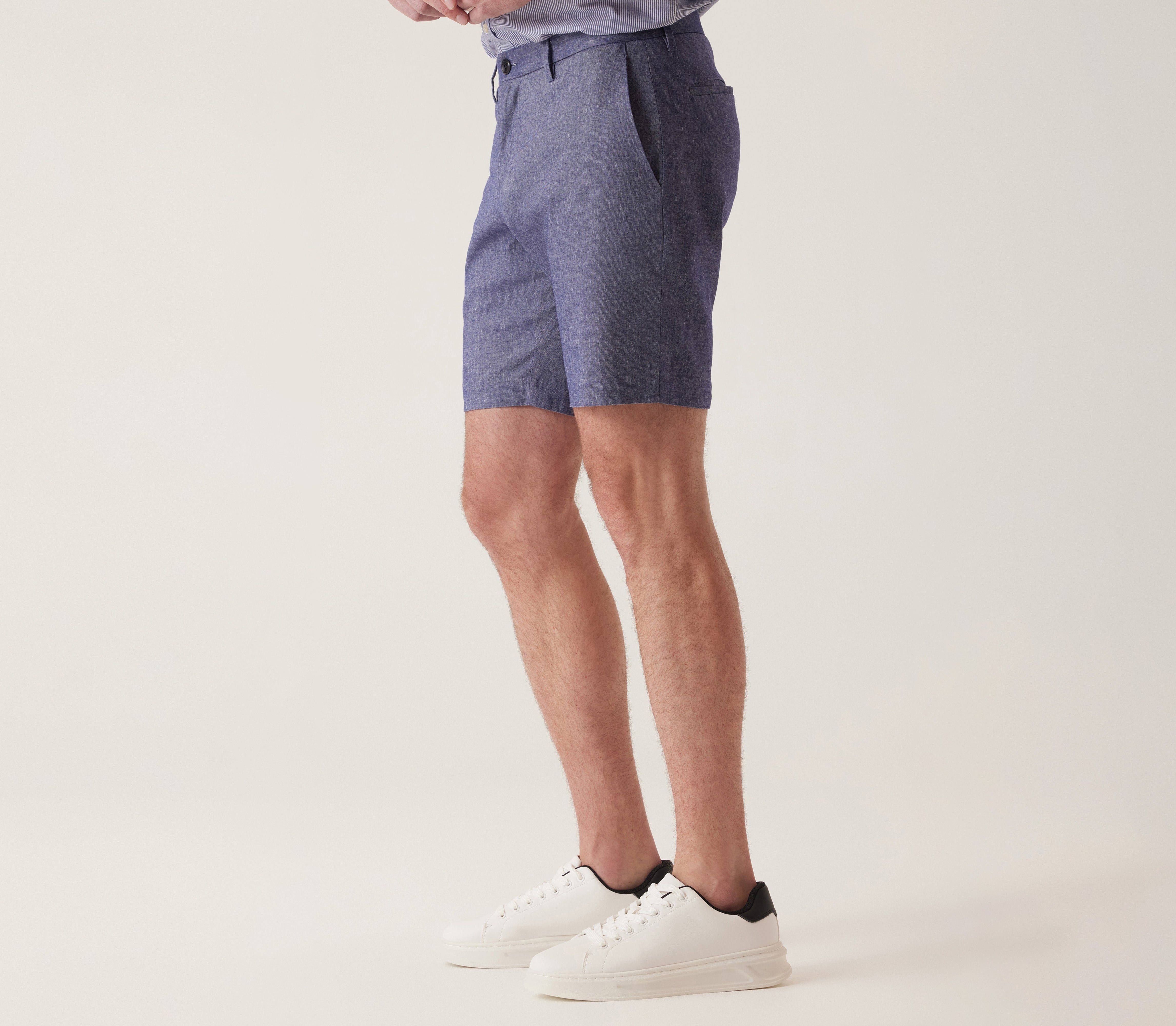 Oasis Bermuda In Lifesync Linen Stretch