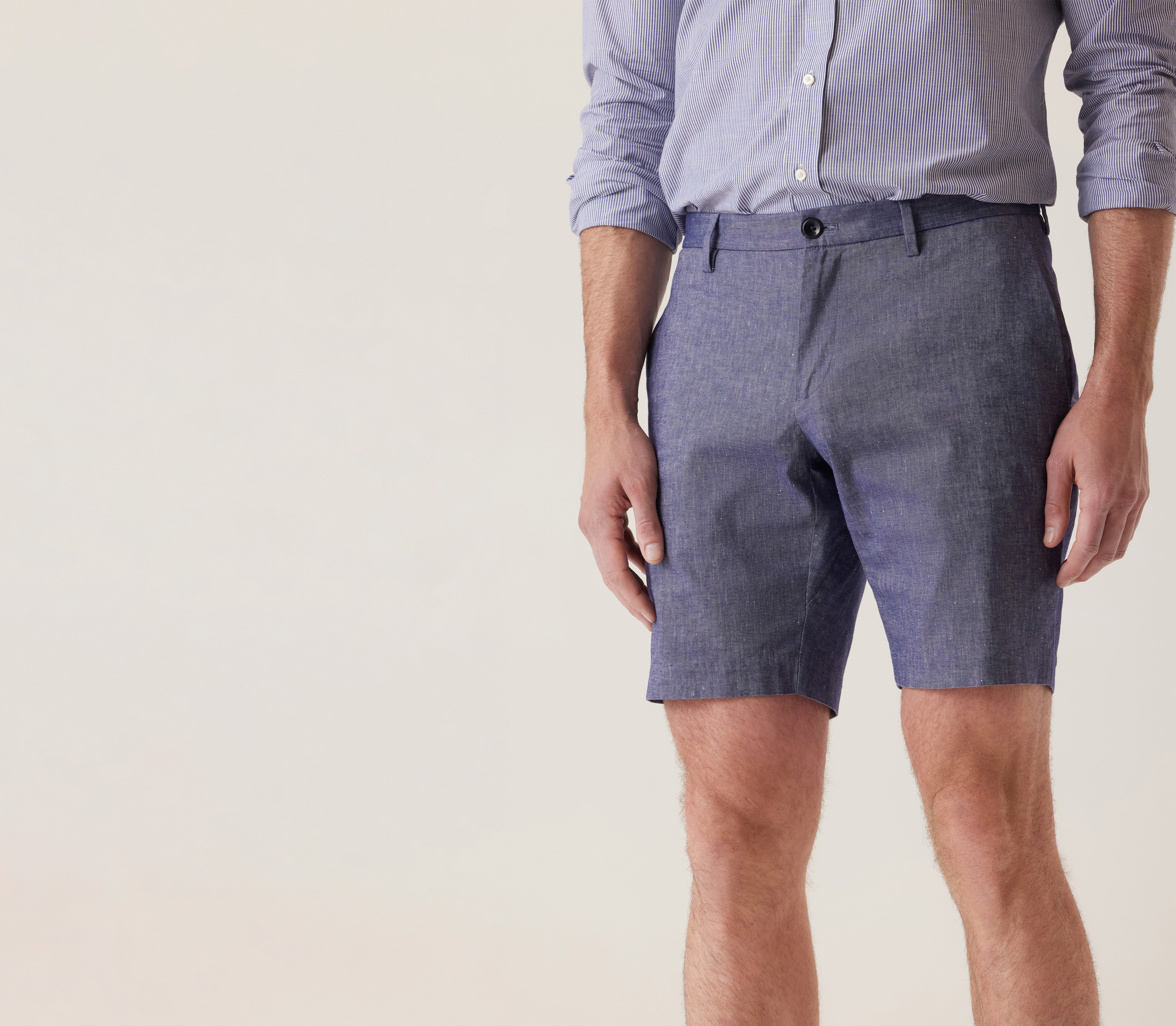 Oasis Bermuda In Lifesync Linen Stretch