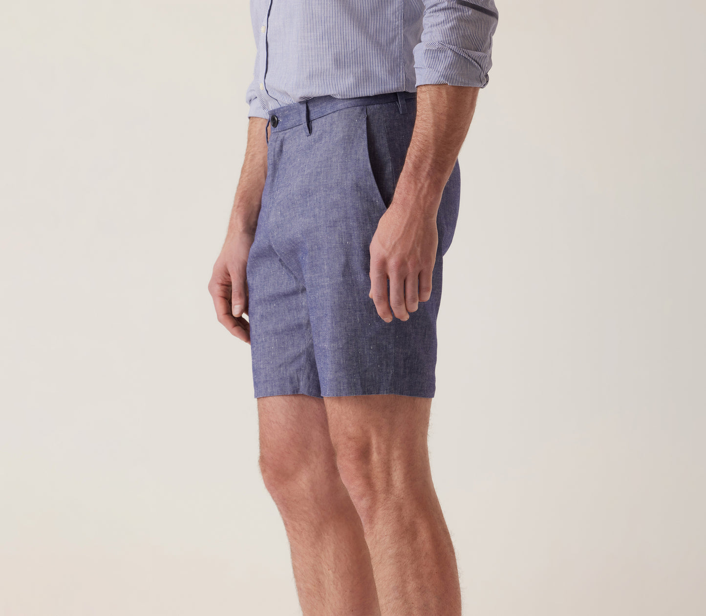 Oasis Bermuda In Lifesync Linen Stretch