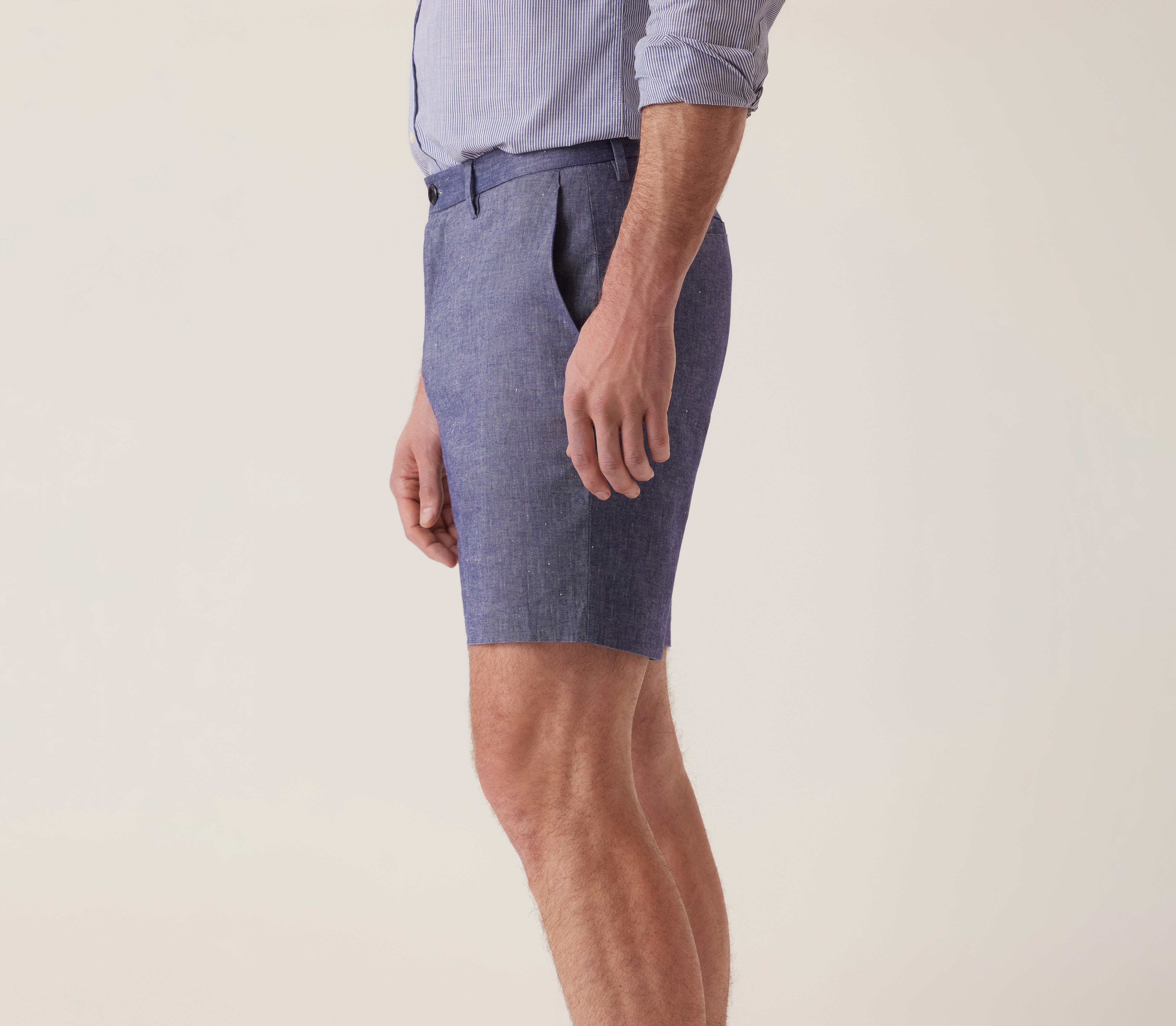 Oasis Bermuda In Lifesync Linen Stretch