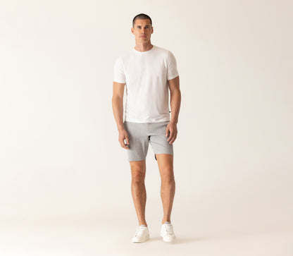 Short Sleeve Modern Crew T-Shirt In Soft Techno Jersey