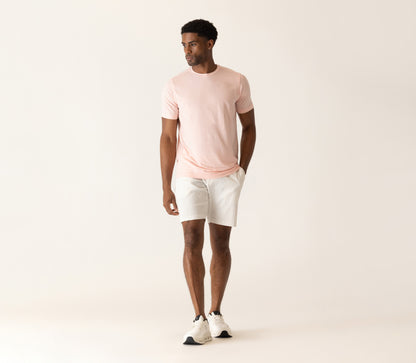 Short Sleeve Modern Crew T-Shirt In Soft Techno Jersey