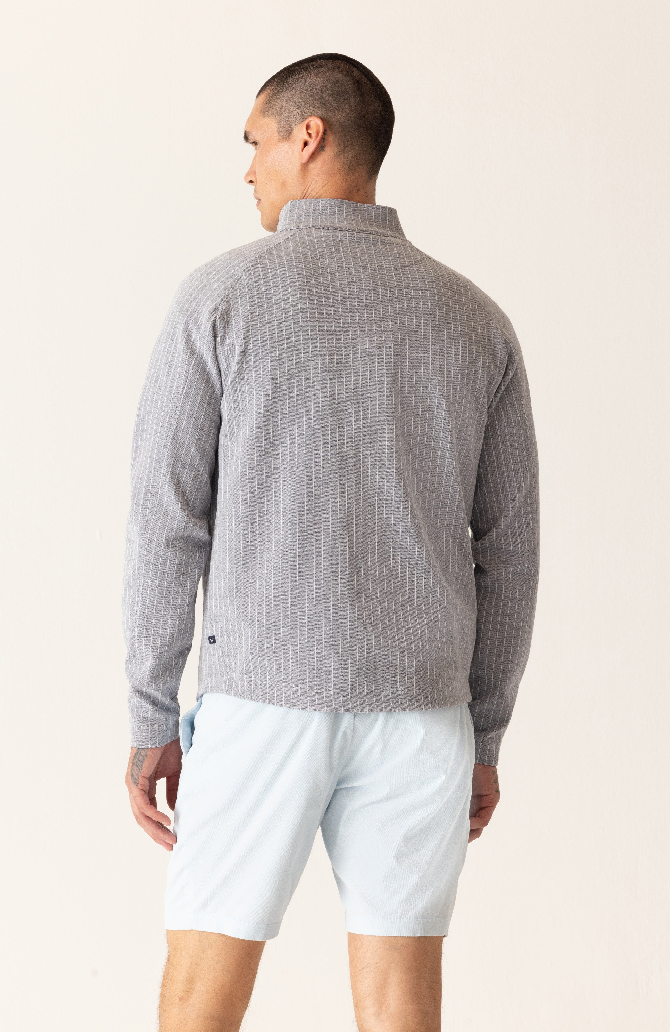 Long Sleeve 1/4 Zip In StratLuxe Jersey Hover