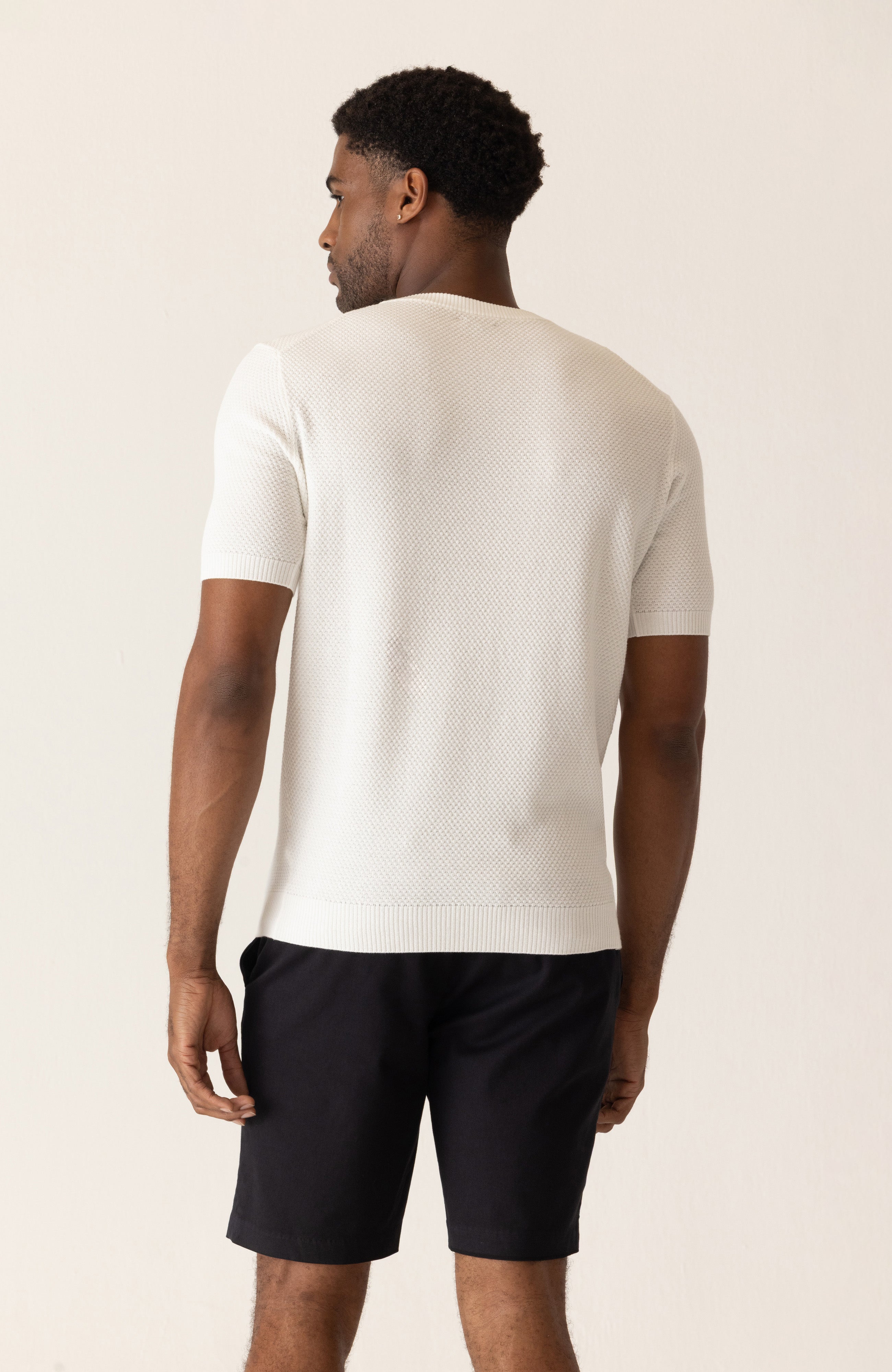 Short Sleeve Modern Knit Crew Hover