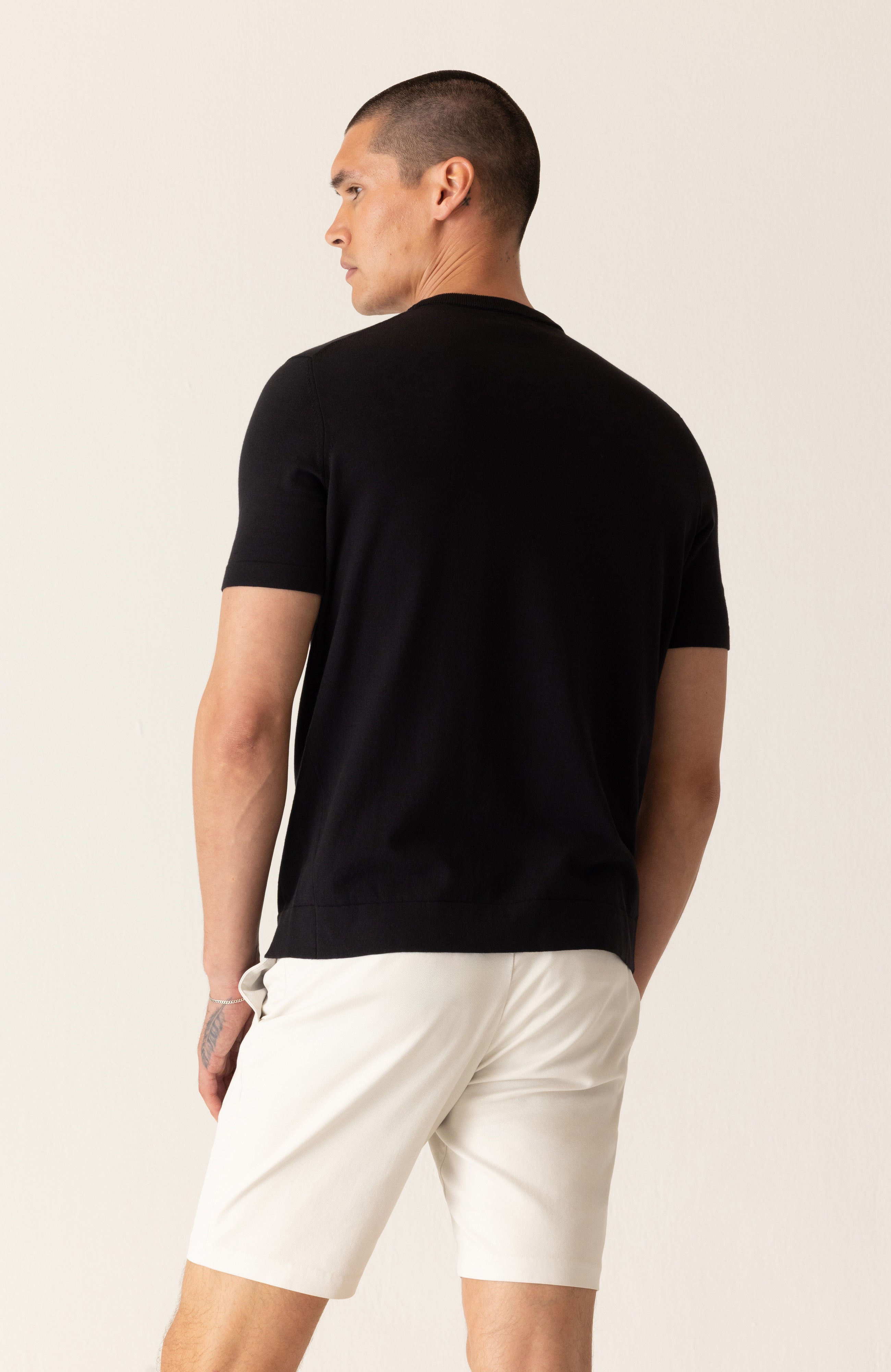 Short Sleeve Modern Knit Crew Hover