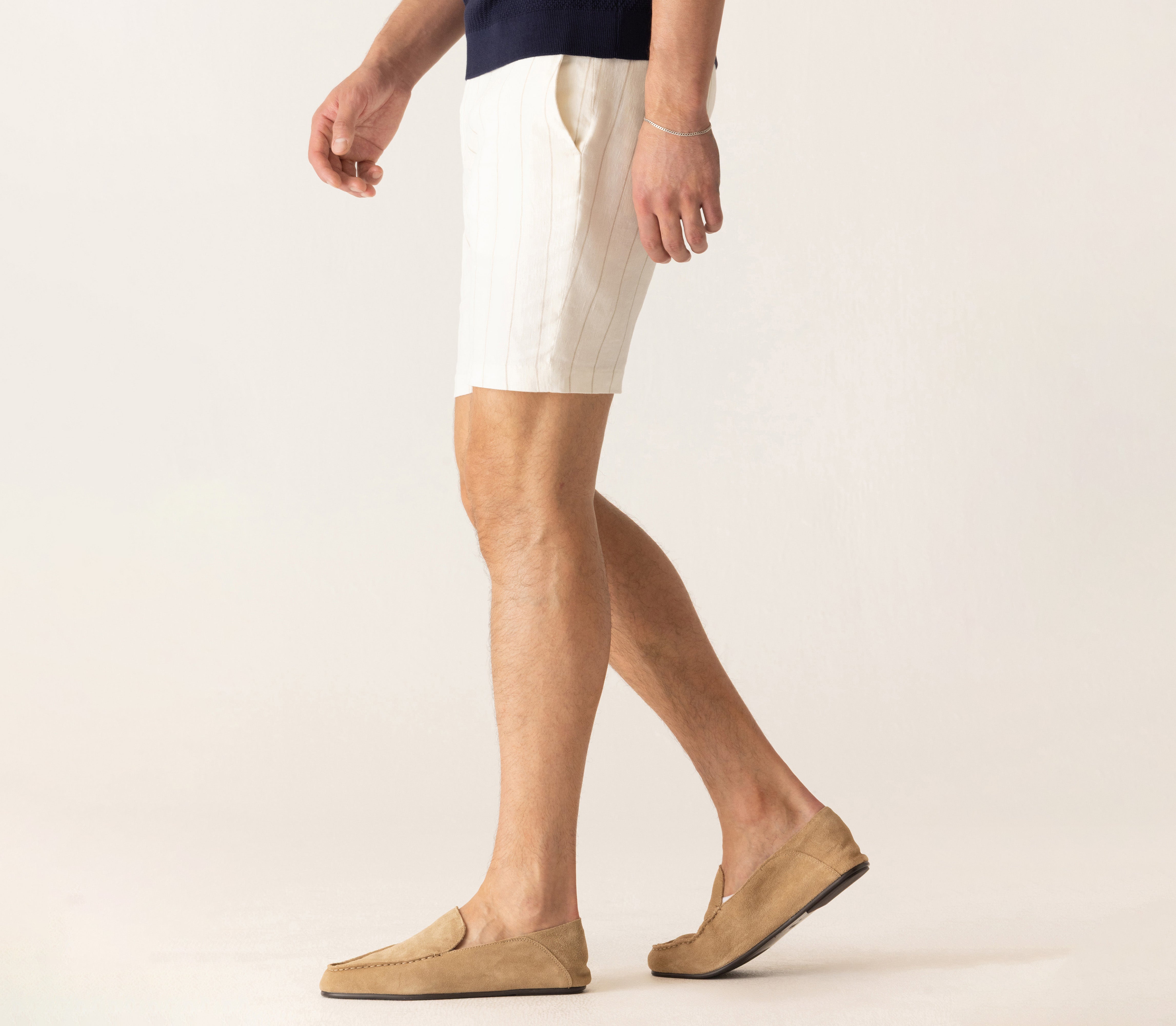 Oasis Bermuda In Hyperthread Pinstripe