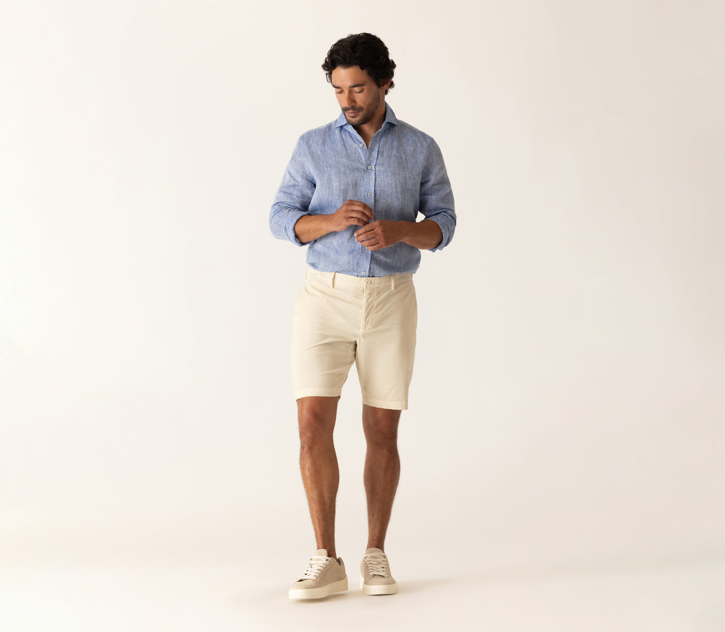 Galaxy Bermuda In Stretch Cloud Corduroy