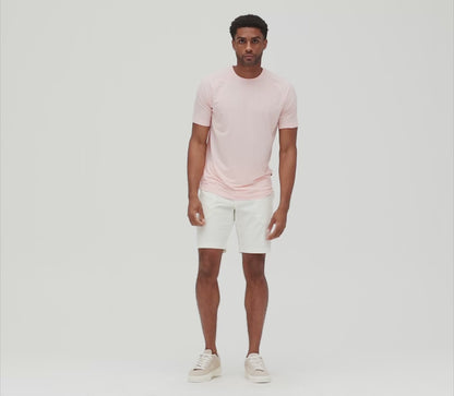 Short Sleeve Modern Crew T-Shirt In Soft Techno Jersey